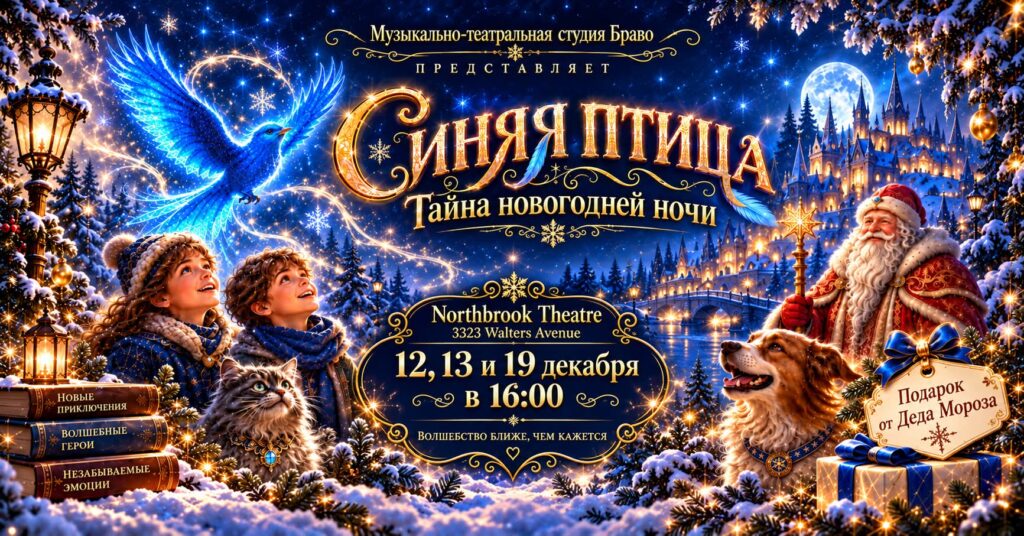 Синяя птица (Blue Bird) — музыкальный спектакль театра Браво, Northbrook Theater, Иллинойс