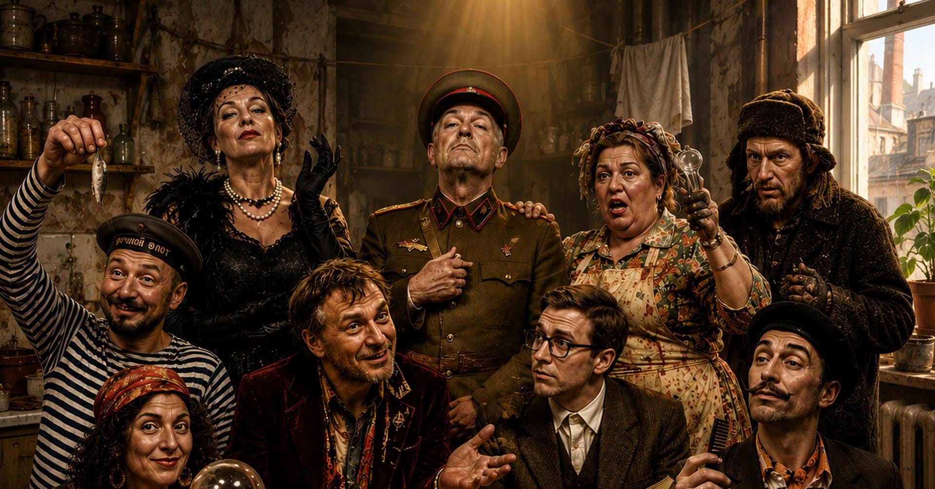 Communal Paradise (Коммунальный рай) — Bravo Theater comedy based on Zoshchenko