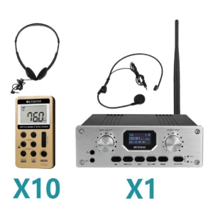 English Audio Translation Headset (Retekess TT119) — Free Reservation